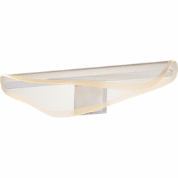 ET2 E24713-144PC Manta Modern Polished Chrome LED 30" Bathroom Vanity Light
