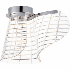 ET2 E24810-82PC Tartan Contemporary Polished Chrome LED Flush Mount Lighting