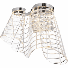 ET2 E24811-82PC Tartan Modern Polished Chrome LED Wall Lamp