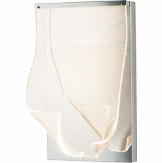 ET2 E24871-133PC Rinkle Contemporary Polished Chrome LED Lighting Wall Sconce