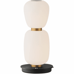 ET2 E25166-92BKGLD Soji Modern Black / Gold LED Table Lamp