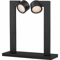 ET2 E30523-BK Embrace Modern Black LED Table Top Lamp
