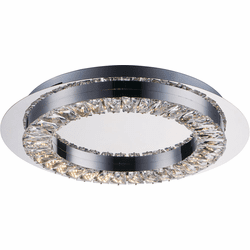 ET2 E30561-20PC Charm Modern Polished Chrome LED Ceiling Light Fixture
