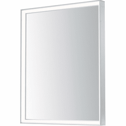 ET2 E42061-SN Bevel Contemporary Satin Nickel LED Mirror