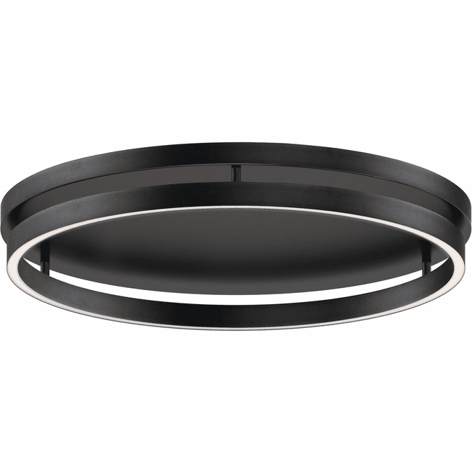 ET2 E52720-BK Groove Contemporary Black LED Overhead Light Fixture