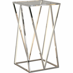 ET2 E71001-PC Victory Table Modern Polished Chrome LED Accent Table