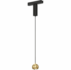 ET2 ETL31251-NAB Continuum Contemporary Natural Aged Brass LED Track Mini Hanging Lamp