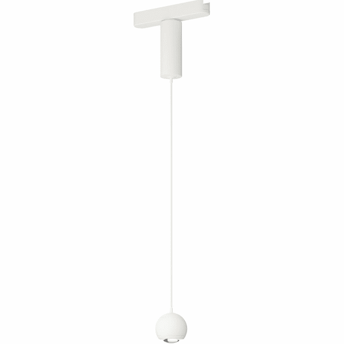 ET2 ETL31251-WT Continuum Contemporary White LED Track Mini Drop Ceiling Light Fixture