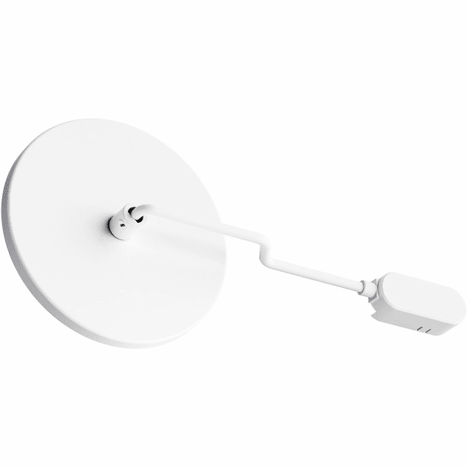 ET2 ETMSC01-WT Continuum Contemporary White Plug and Cover Plate