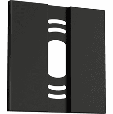ET2 ETMSC02-BK Continuum Modern Black Track Cover Plate