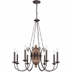 Eurofase 25607-017 Albero Forged Iron Chandelier Light