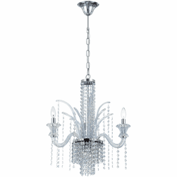 Eurofase 26240-015 Nava Traditional Chrome Halogen Mini Chandelier Lamp
