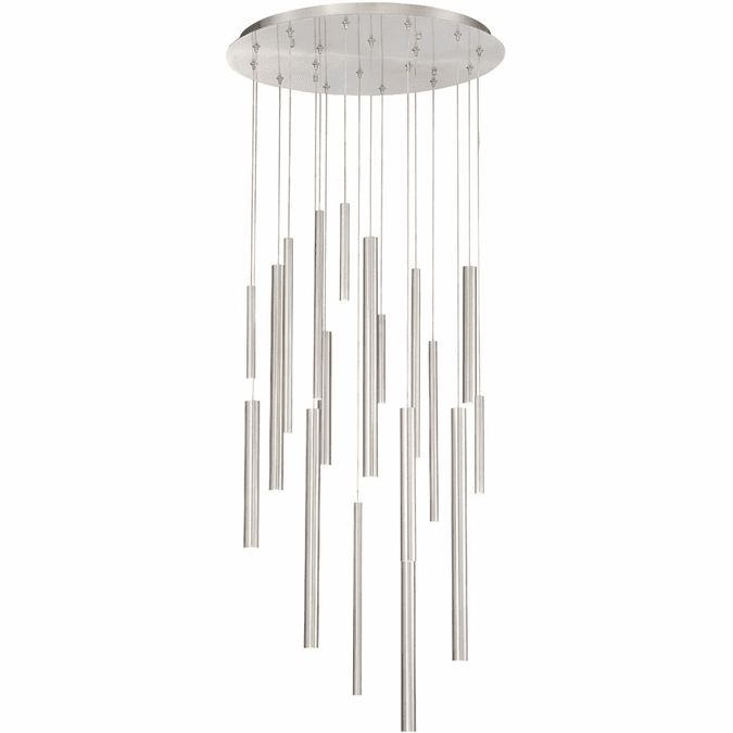 Eurofase 31445025 Santana Contemporary Satin Nickel LED Multi Hanging