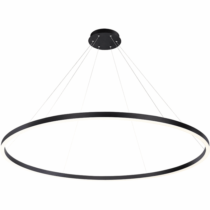 Eurofase 31473-026 Spunto Contemporary Matte Black LED 61" Drop Ceiling Lighting