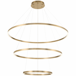 Eurofase 31474-038 Spunto Contemporary Gold LED Lighting Chandelier
