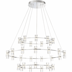 Eurofase 33726-014 Netto Contemporary Chrome LED Chandelier Lamp