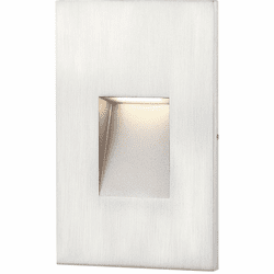 Eurofase 36051-014 Contemporary Brushed Nickel LED Outdoor Step Light