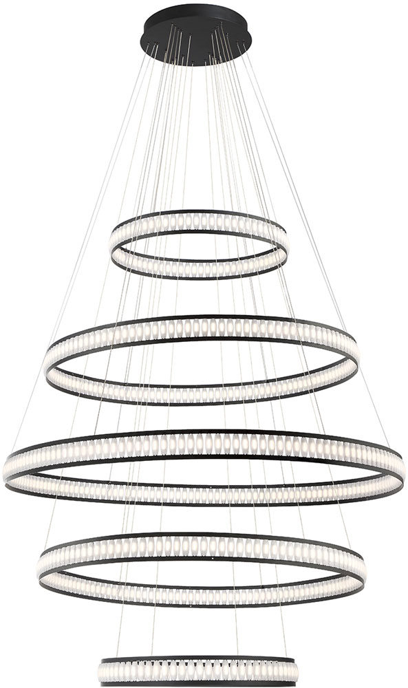 Eurofase 37503017 Forster Contemporary Black LED Drop Lighting Fixture EUR37503017