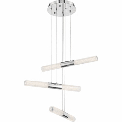 Eurofase 39313-010 Crossley Modern Chrome LED Multi Pendant Lamp