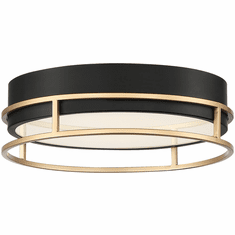 Eurofase 39315-014 Grafice Contemporary Gold LED Flush Ceiling Light Fixture