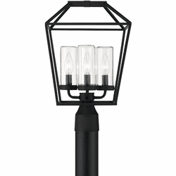 Eurofase 41959-015 Bastille Satin Black Outdoor Post Lighting
