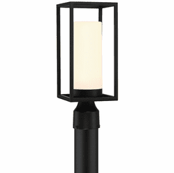 Eurofase 41963-012 Ren Modern Satin Black Exterior Lighting Post Light