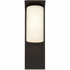 Eurofase 41972-014 Colonne Contemporary Satin Black Outdoor Wall Sconce Lighting