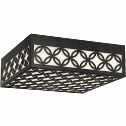 Eurofase 42696-018 Clover Black LED Outdoor Flush Lighting