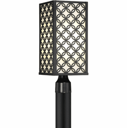 Eurofase 42700-012 Clover Black LED Exterior Post Light