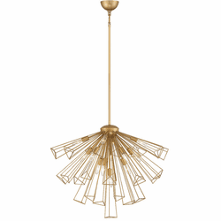 Eurofase 43863-027 Dendelio Modern Gold Geometric Chandelier Light