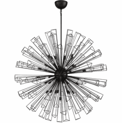 Eurofase 43865-017 Dendelio Modern Black Sphere Chandelier Lighting