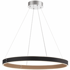 Eurofase 43897-018 Verdura Modern Black / Brown LED Round 28.5" Hanging Light