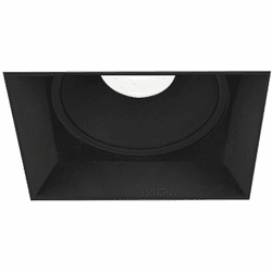Eurofase 45360-022 Midway Contemporary Black LED Square 2 Inch Trimless Fixed Recessed Light