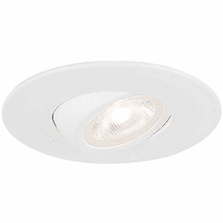 Eurofase 45364-013 Midway Modern White LED Round 2 Inch Mini Gimbal Down Lighting