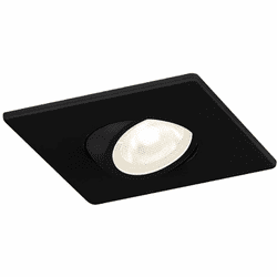 Eurofase 45365-027 Midway Modern Black LED Square 2 Inch Mini Gimbal Recessed Lighting