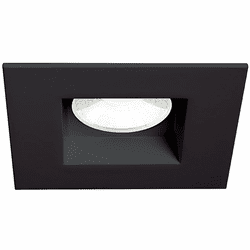 Eurofase 45371-028 Midway Contemporary Black LED Square 3.5 Inch Fixed Recessed Light