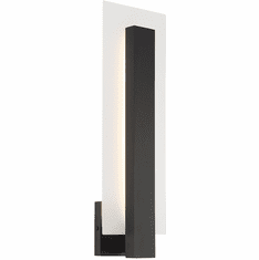 Eurofase 45722-011 Carta Modern Black LED Sconce Lighting