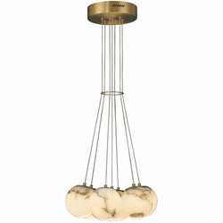 Eurofase 46805-010 Kepler Contemporary Gold LED Chandelier Light