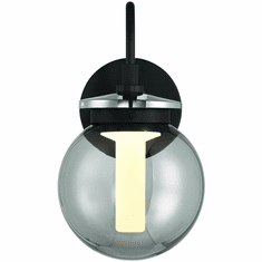 Eurofase 47196-018 Caswell Modern Black LED 8" Outdoor Wall Lamp