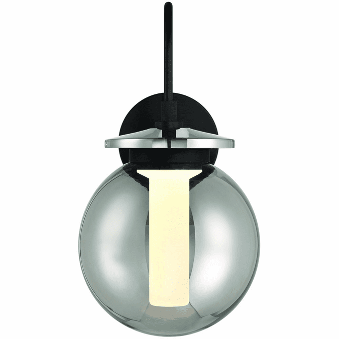 Eurofase 47197-015 Caswell Modern Black LED 10" Outdoor Wall Light Sconce