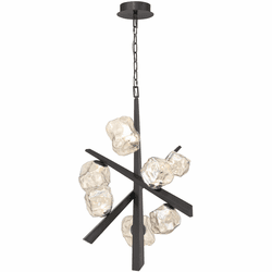 Eurofase 47234-024 Thorah Contemporary Graphite LED Chandelier Light