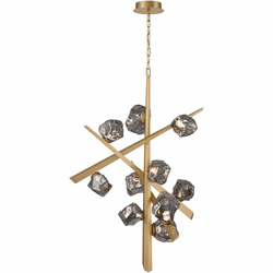 Eurofase 47235-014 Thorah Modern Gold LED Ceiling Chandelier