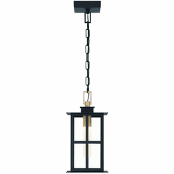Eurofase 47388-017 Greyson Contemporary Brass-Black LED Exterior Pendant Lighting