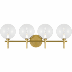 Eurofase 48916-011 Iissa Contemporary Gold LED 4-Light Bathroom Sconce
