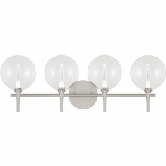Eurofase 48917-018 Iissa Modern Nickel LED 4-Light Bath Light Fixture