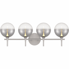 Eurofase 48917-025 Iissa Modern Nickel LED 4-Light Vanity Light