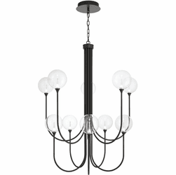 Eurofase 48926-010 Iissa Contemporary Black LED Chandelier Light