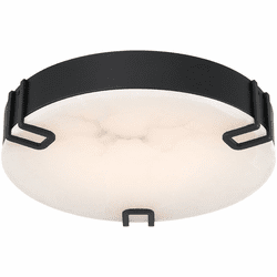 Eurofase 48958-028 Noga Contemporary Black LED 16" Ceiling Lighting Fixture