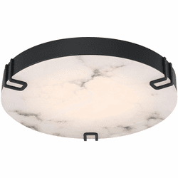 Eurofase 48959-025 Noga Contemporary Black LED 22" Flush Mount Lighting Fixture