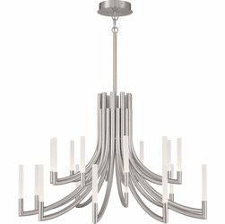 Eurofase 49012-026 Olette Contemporary Nickel LED Hanging Chandelier